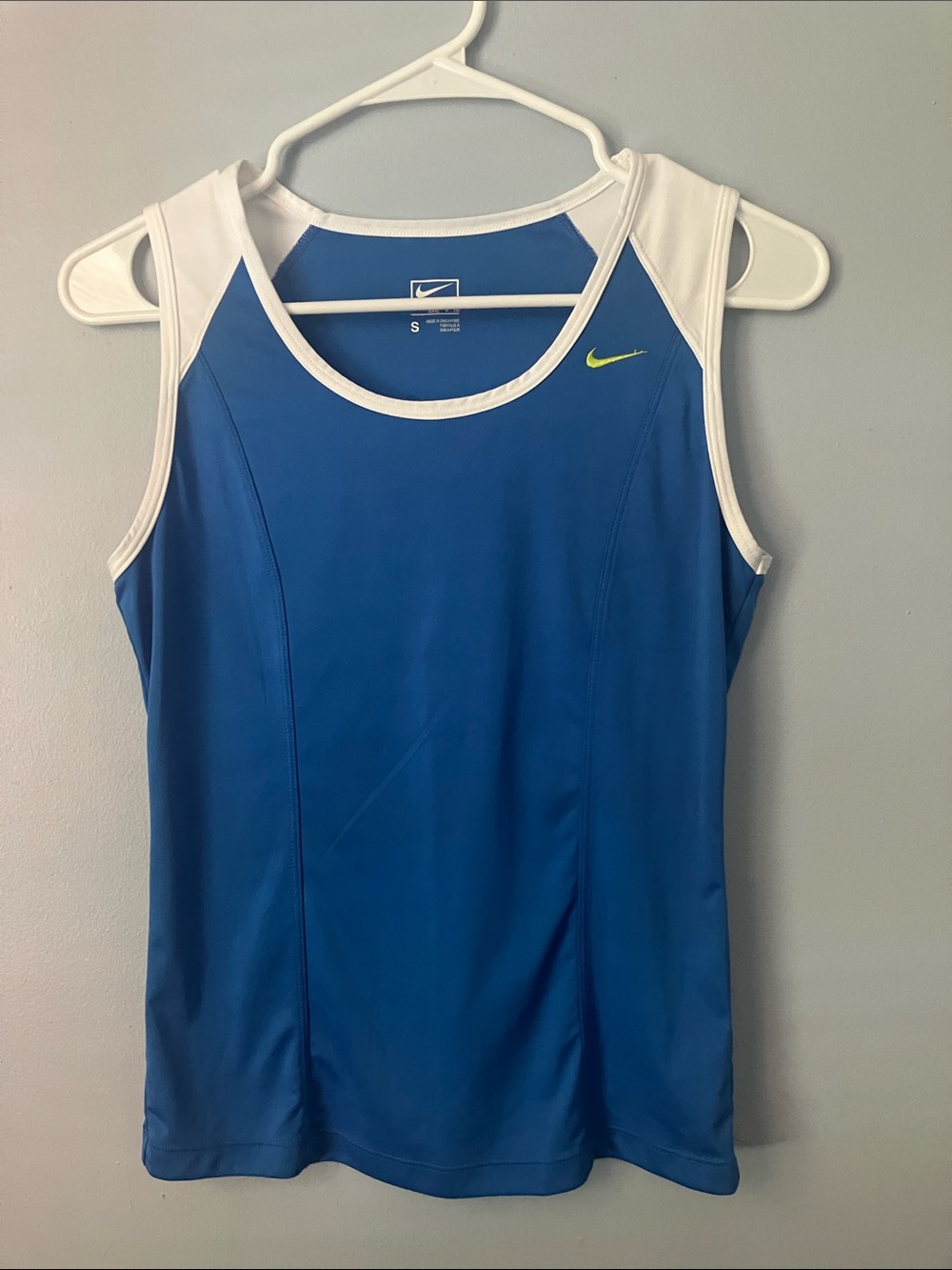 Nike Royal Blue Performance Tank with White Trim